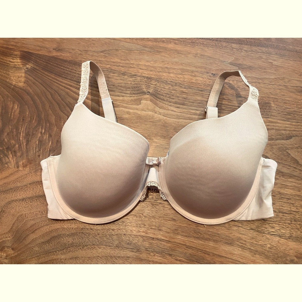Maidenform One Fab Fit T-Shirt‎ Bra Nude Beige Underwire SE1186 40D